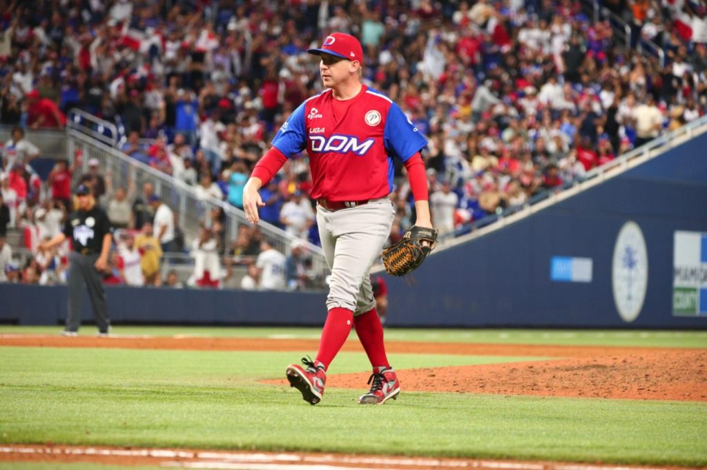 Cameron Gann reforzando para la Liga Dominicana en una Serie del Caribe. (Crédito: Suministrada por Licey)