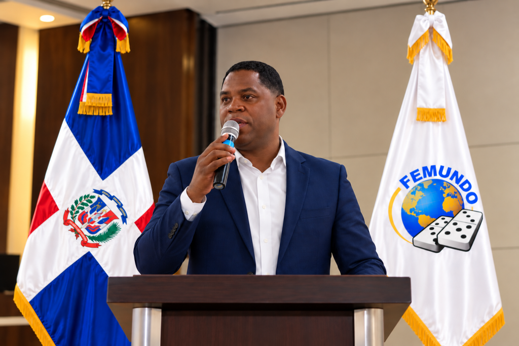 Raymond Ysabel, presidente de la Federación Mundial de Dominó. (Crédito: Prensa FEMUNDO)